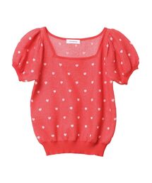 CALNAMUR | ハートジャガードコンパクトニット(Tシャツ/カットソー)