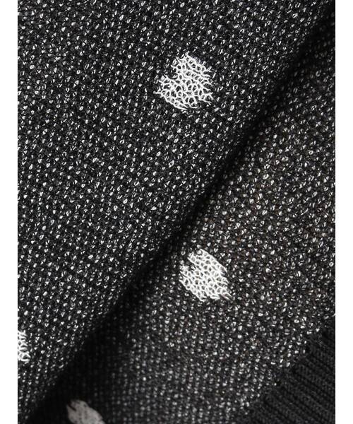 CALNAMUR（カルナムール）の「ハートジャガードコンパクトニット（Tシャツ/カットソー・レディース・レッド/グレー/ブラック・FREE）」の10枚目の写真