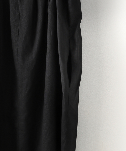 JOURNAL STANDARD relume（ジャーナルスタンダード　レリューム）の「【手洗い可能】着回し力抜群◎リネンコットンタックキャミワンピース（ワンピース・レディース・ブラウン/ブラック・FREE）」の19枚目の写真