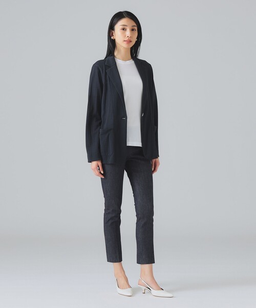 EFFE BEAMS(エッフェビームス)の「M・fil / デニム コンフォートパンツ ロング(デニムパンツ・レディース・インディゴブルー・36/40/38)」の12枚目の写真