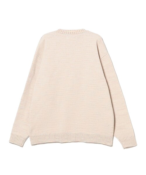 B:MING by BEAMS(ビーミングバイビームス)の「7ゲージ モールグラデーション クルー ニット(ユニセックス)(ニット/セーター・メンズ・ブラック/ホワイト系その他5・L/M/S/XL)」の11枚目の写真