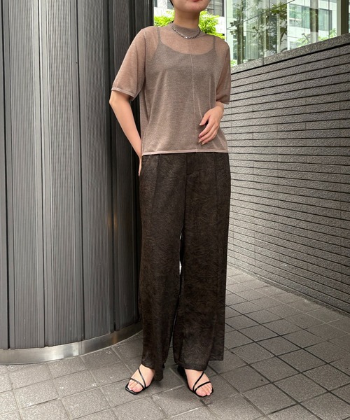 &g'aime(アンジェム)の「【&g'aime】バックデザインニット Back Design Knit(ニット/セーター・レディース・ブラック/キナリ/モカ・FREE)」の5枚目の写真