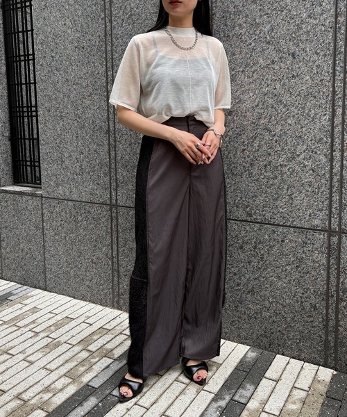 セール】【&g'aime】バックデザインニット Back Design Knit