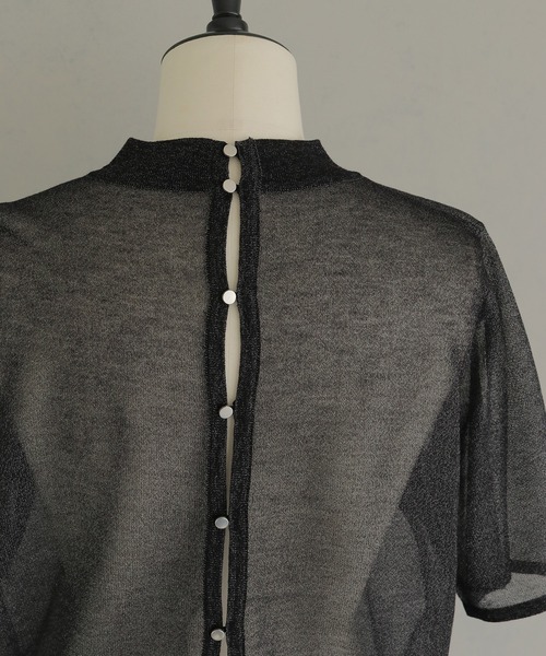 セール】【&g'aime】バックデザインニット Back Design Knit