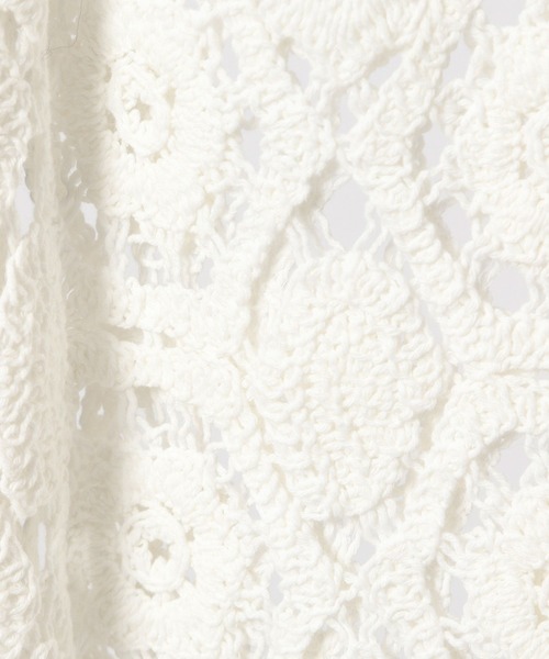 mysty woman(ミスティウーマン)の「クロシェラップオーバースカート 577947(スカート・レディース・ホワイト系その他/オフホワイト・FREE)」の14枚目の写真