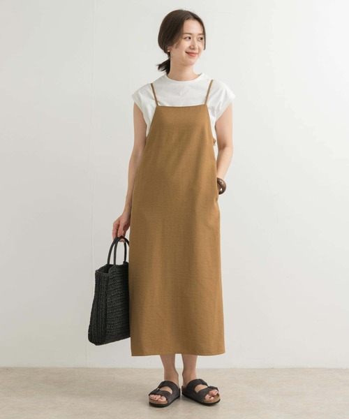 URBAN RESEARCH DOORS(アーバンリサーチドアーズ)の「『接触冷感/UVカット』ドライカノコフレンチプルオーバー(Tシャツ/カットソー・レディース・イエロー/ブラウン/オフホワイト/ライトブルー・MEDIUM)」の19枚目の写真