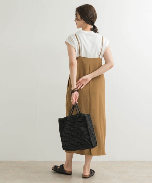 URBAN RESEARCH DOORS(アーバンリサーチドアーズ)の「『接触冷感/UVカット』ドライカノコフレンチプルオーバー(Tシャツ/カットソー・レディース・イエロー/ブラウン/オフホワイト/ライトブルー・MEDIUM)」の20枚目の写真