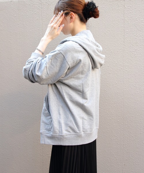 DANTON（ダントン）の「DANTON/ダントン　ジップフーディ　 ZIP HOODIE　DT-C0407 CIN　（メンズ）（パーカー・メンズ・グレー/チャコールグレー/ナチュラル・40/42）」の7枚目の写真