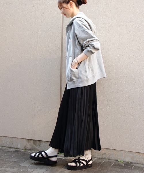 DANTON（ダントン）の「DANTON/ダントン　ジップフーディ　 ZIP HOODIE　DT-C0407 CIN　（メンズ）（パーカー・メンズ・グレー/チャコールグレー/ナチュラル・40/42）」の12枚目の写真