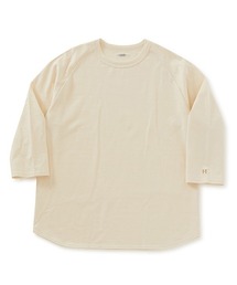 Hエンブロイダリー ベースボールTシャツ