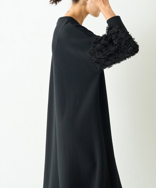 袖パフジャガードワンピース（ワンピース）｜BEARDSLEY（ビアズリー