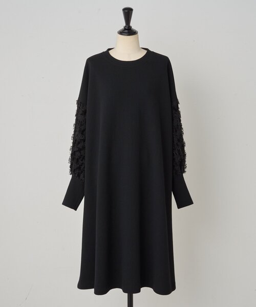 袖パフジャガードワンピース（ワンピース）｜BEARDSLEY（ビアズリー