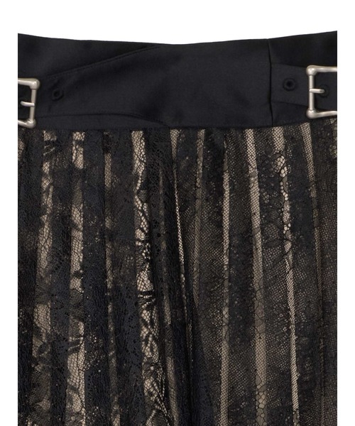 LAYERED LACE PLEATS SKIRT（スカート）｜Ameri（アメリ）の