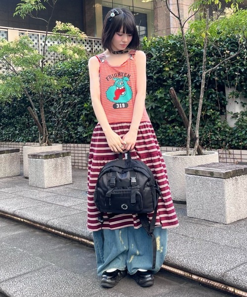 セール】FRIGHTEN TANK ワンピース（ワンピース）｜Candy Stripper