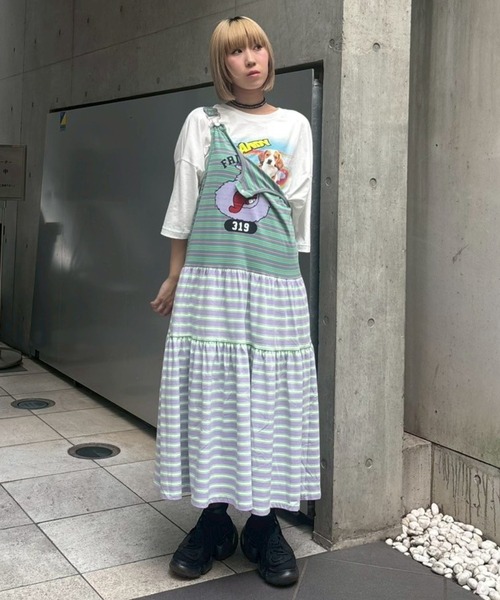 セール】FRIGHTEN TANK ワンピース（ワンピース）｜Candy Stripper