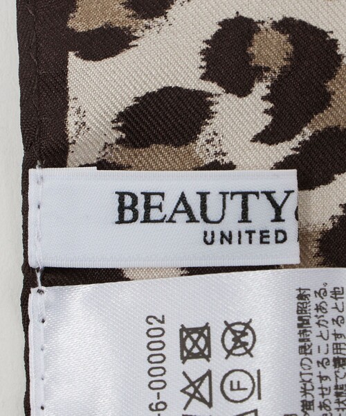 BEAUTY&YOUTH UNITED ARROWS（ビューティーアンドユースユナイテッドアローズ）の「シルク レオパード スカーフ（バンダナ/スカーフ・レディース・ブラック/ブラウン系・FREE）」の15枚目の写真