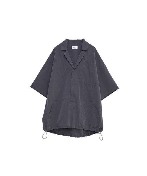 Nora Lily(ノラリリー)の「【Nora Lily】Drawcord Cubist S/S Pullover(シャツ/ブラウス・メンズ・ダークグレー/カーキ/アイボリー/パープル・FREE)」の20枚目の写真