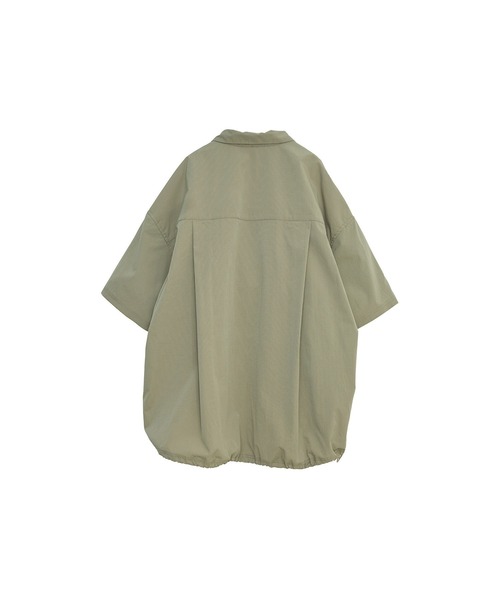 Nora Lily(ノラリリー)の「【Nora Lily】Drawcord Cubist S/S Pullover(シャツ/ブラウス・メンズ・ダークグレー/カーキ/アイボリー/パープル・FREE)」の11枚目の写真