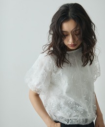 Lunea | フラワーチュールレーストップス(シャツ/ブラウス)