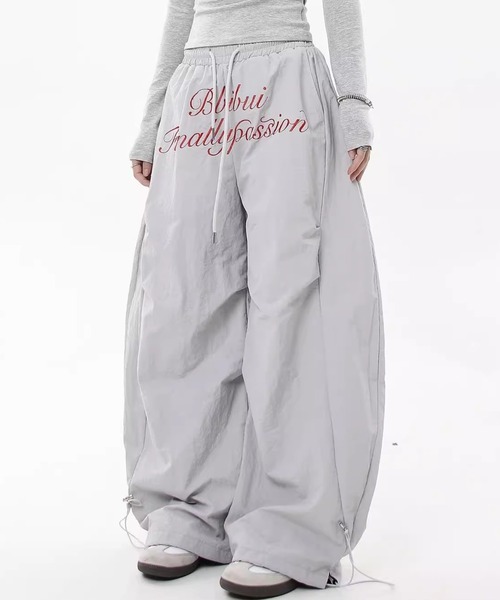 Vipoa（ヴィポア）の「front logo nylon pants（その他パンツ・レディース・グレー/ネイビー・FREE）」の12枚目の写真