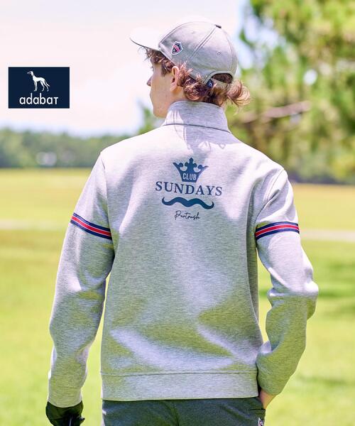 新レーベル ADABAT NAVY】ライトスムーストラックブルゾン（ブルゾン