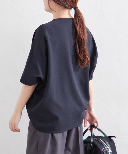 JOURNAL STANDARD（ジャーナルスタンダード）の「《追加3》【接触冷感】クールタッチ ORIGAMI Sleeveプルオーバー（Tシャツ/カットソー・レディース・ブラウン/ホワイト/ブラック・FREE）」の14枚目の写真