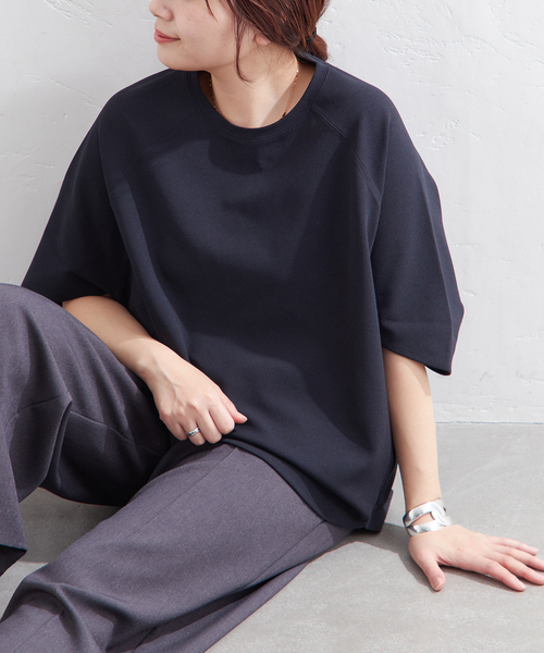 JOURNAL STANDARD（ジャーナルスタンダード）の「《追加3》【接触冷感】クールタッチ ORIGAMI Sleeveプルオーバー（Tシャツ/カットソー・レディース・ブラウン/ホワイト/ブラック・FREE）」の15枚目の写真