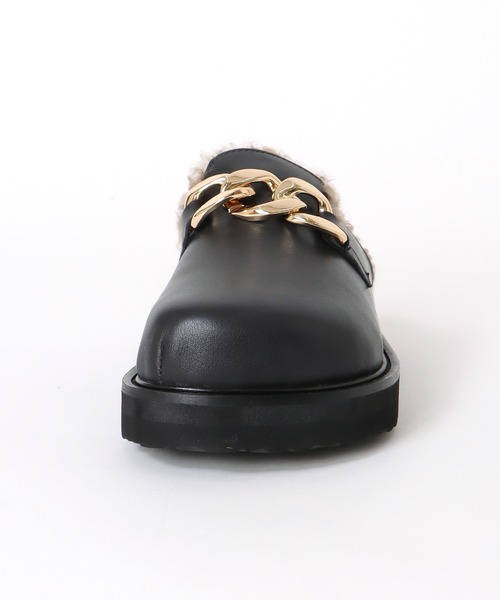 MOHI(モヒ)の「【MOHI/モヒ】チェーンファーサボ(スリッポン・レディース・ブラウン・39/37)」の5枚目の写真