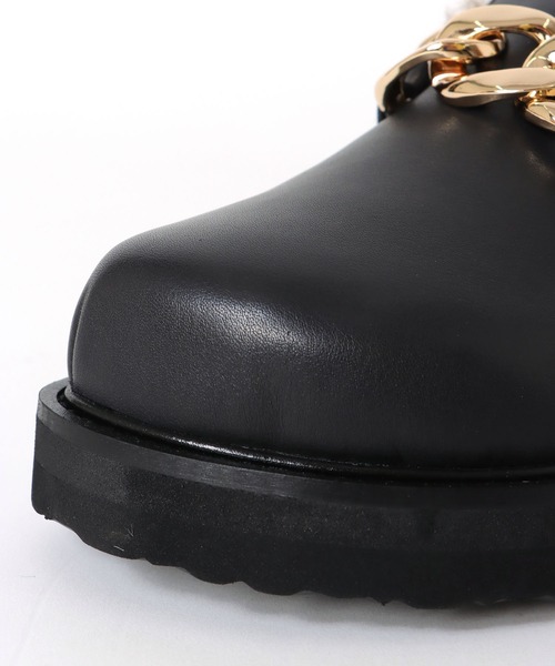 MOHI(モヒ)の「【MOHI/モヒ】チェーンファーサボ(スリッポン・レディース・ブラウン・39/37)」の9枚目の写真