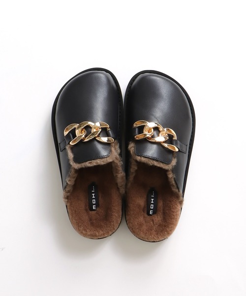 MOHI(モヒ)の「【MOHI/モヒ】チェーンファーサボ(スリッポン・レディース・ブラウン・39/37)」の12枚目の写真