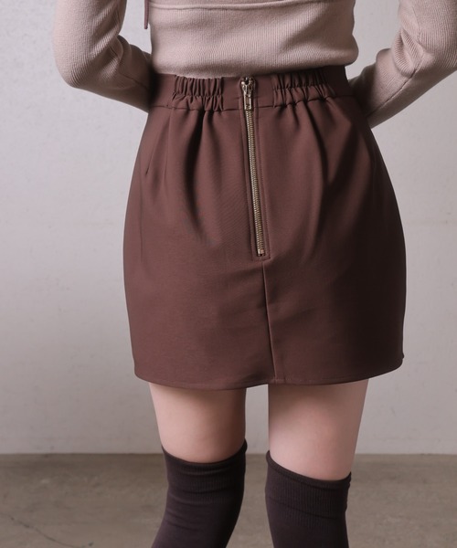 LIPSERVICE(リップサービス)の「アシメボタンラップショ-トパンツ(その他パンツ・レディース・ブラウン/ブラック/アイボリー・M/S)」の13枚目の写真