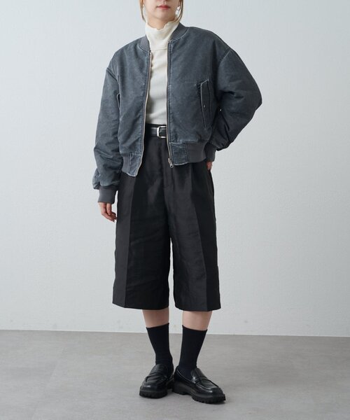 Lui's（ルイス）の「FADED リバーシブルMA-1（MA-1・レディース・グレー・XS/M/S）」の22枚目の写真