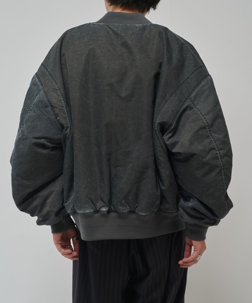 Lui's（ルイス）の「FADED リバーシブルMA-1（MA-1・レディース・グレー・XS/M/S）」の4枚目の写真