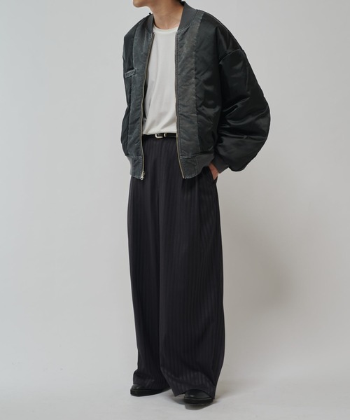 Lui's（ルイス）の「FADED リバーシブルMA-1（MA-1・レディース・グレー・XS/M/S）」の10枚目の写真