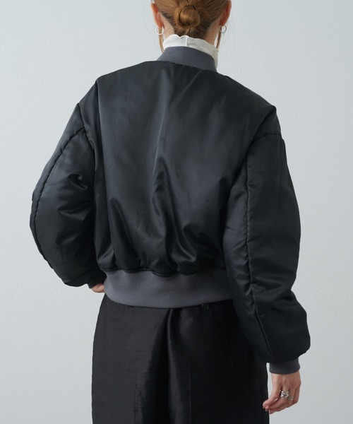 Lui's（ルイス）の「FADED リバーシブルMA-1（MA-1・レディース・グレー・XS/M/S）」の21枚目の写真