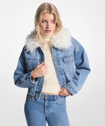 ロゴ ジャカード デニム ジャケット MICHAEL KORS（マイケルコース）の「ロゴ ジャカード デニム