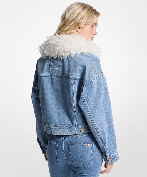 MICHAEL KORS(マイケルコース)の「フォーファー カラー デニム ジャケット(デニムジャケット・レディース・ブルー系・XS/S/M/L)」の2枚目の写真