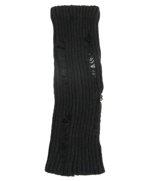 jouetie（ジュエティ）の「ダメージレッグウォーマー（レッグウォーマー・レディース・ブラック/アイボリー・FREE）」の10枚目の写真