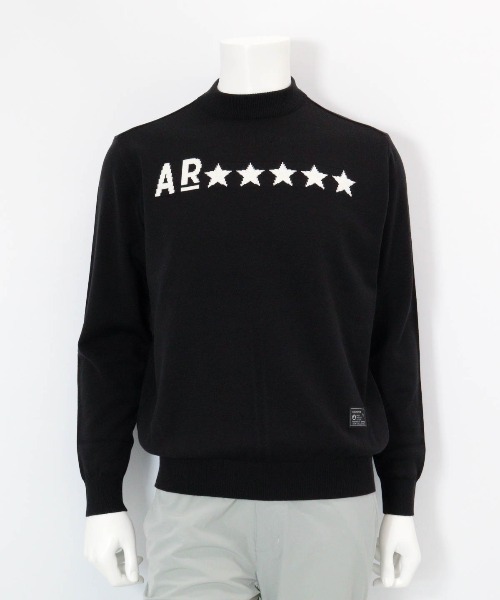 archivio(アルチビオ)の「<MENS>【メンズ】ウール混星ロゴニット(ニット/セーター・メンズ・ブラック/ブルー/ホワイト・L/M)」の4枚目の写真