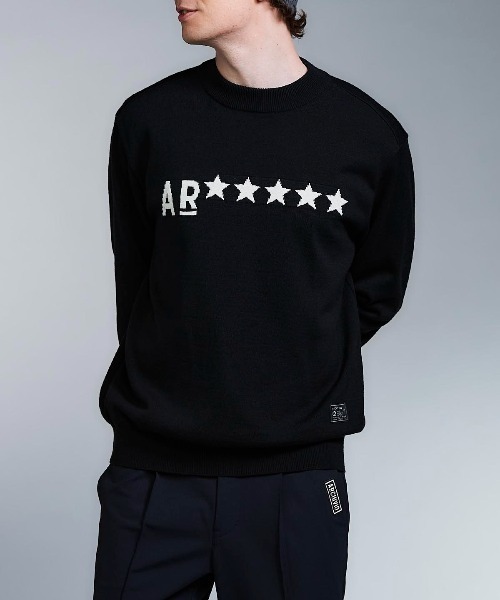 archivio(アルチビオ)の「<MENS>【メンズ】ウール混星ロゴニット(ニット/セーター・メンズ・ブラック/ブルー/ホワイト・L/M)」の13枚目の写真