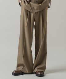 Casper John(�L���X�p�[�W����)��Wool mix semi baggy slacks/�E�[���~�b�N�X�Z�~�o�M�[�X���b�N�X(�X���b�N�X)