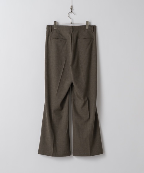 Wool mix semi baggy slacks/ウールミックスセミバギースラックス