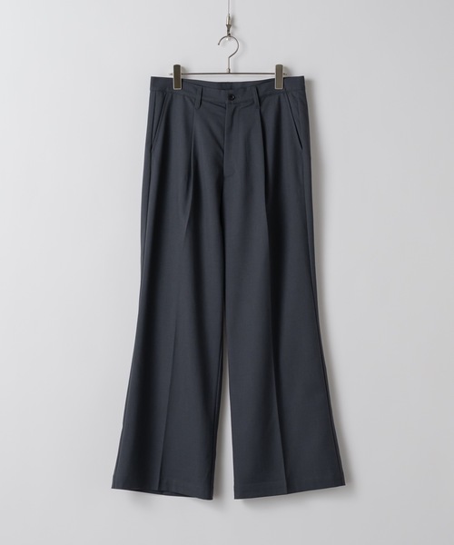 CASPER JOHN（キャスパージョン）の「Wool mix semi baggy slacks