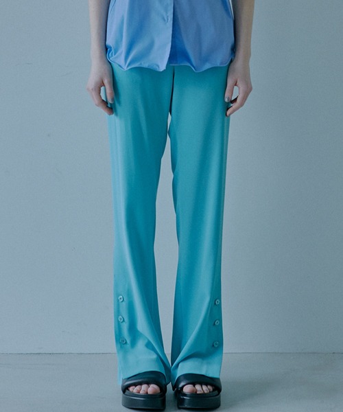 LE CIEL BLEU(ルシェルブルー)の「コンフィースリムフィットパンツ / Comfy Slim-Fit Pants(その他パンツ・レディース・ライトイエロー/ターコイズブルー/ホワイト・34/36/38)」の15枚目の写真