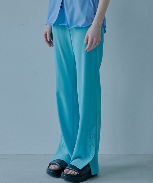 LE CIEL BLEU(ルシェルブルー)の「コンフィースリムフィットパンツ / Comfy Slim-Fit Pants(その他パンツ・レディース・ライトイエロー/ターコイズブルー/ホワイト・34/36/38)」の13枚目の写真