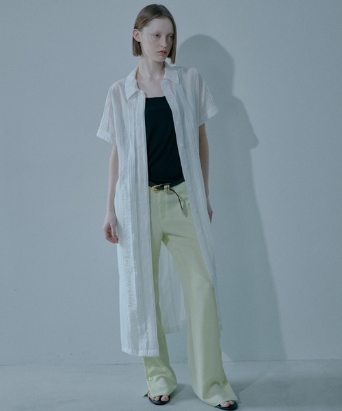LE CIEL BLEU(ルシェルブルー)の「コンフィースリムフィットパンツ / Comfy Slim-Fit Pants(その他パンツ・レディース・ライトイエロー/ターコイズブルー/ホワイト・34/36/38)」の20枚目の写真