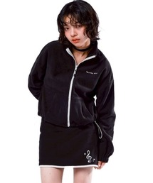 Smyeon(スミョン)のFleece zip blouson/フリースジップバイカラーブルゾン(ブルゾン)