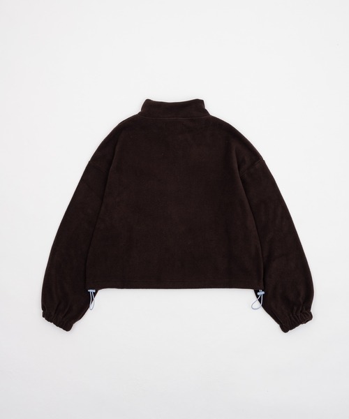 Fleece zip blouson/フリースジップバイカラーブルゾン（ブルゾン