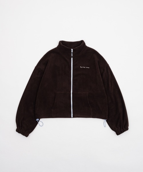 Fleece zip blouson/フリースジップバイカラーブルゾン（ブルゾン