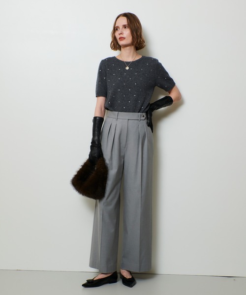 allureville（アルアバイル）の「ヘアリーミニ ハンドバッグ（ショルダーバッグ・レディース・ブラウン/アイボリー・FREE）」の17枚目の写真